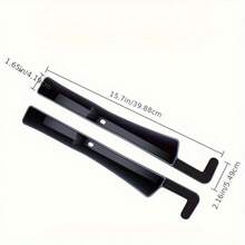 2 Packs TPU Car Seat Gap Filler Organizer With Cup Holder - High-Capacity Slot Insert Storage Box For Automotive Accessories - Black - View 8