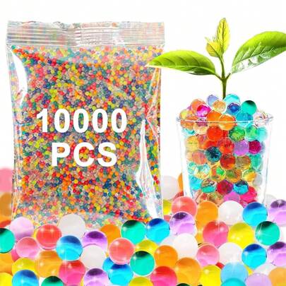 10000 Pcs Water Gel Jelly Beads, Water Gel Bead For Vase Filler, Wedding Centerpiece, Christmas Decorations, Festive Floral Decoration
