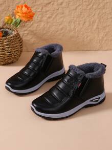 Botas de Neve Curtas Femininas Modernas e Versáteis e Quentes