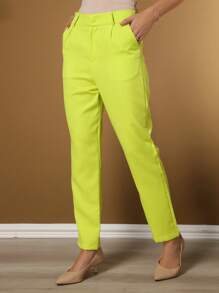 Women Pants - Verde Lima - Ver 2