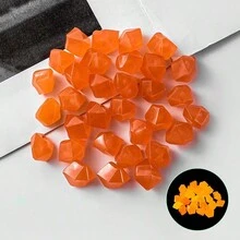 100 Chiếc Chất Liệu Đá Dạ Quang Cho DIY Chúc Bình, Trang Trí Bể Cá Và Đèn Dạ Quang Trang Trí Ban Đêm - màu sắc hỗn hợp - Xem 5