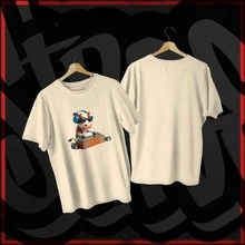 Men T-Shirts - 奶油色 - 查看 2
