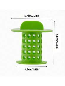 1/2/4/5 Pcs Shower Drain Hair Catcher, Hair Cleaning Collector, Sink Drain Protector, Bathroom Drain Anti Clogging Hair Catcher Plug, Sink Strainer Filter, Bathroom Accessories - Multicolor - View 6