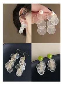 10入組天然珍珠母貝薄片，適用於珠寶首飾製作，如風鈴、耳環和項鍊等DIY項目，是送給朋友和母親的絕佳禮物 - 天然貝殼片 - 查看 3