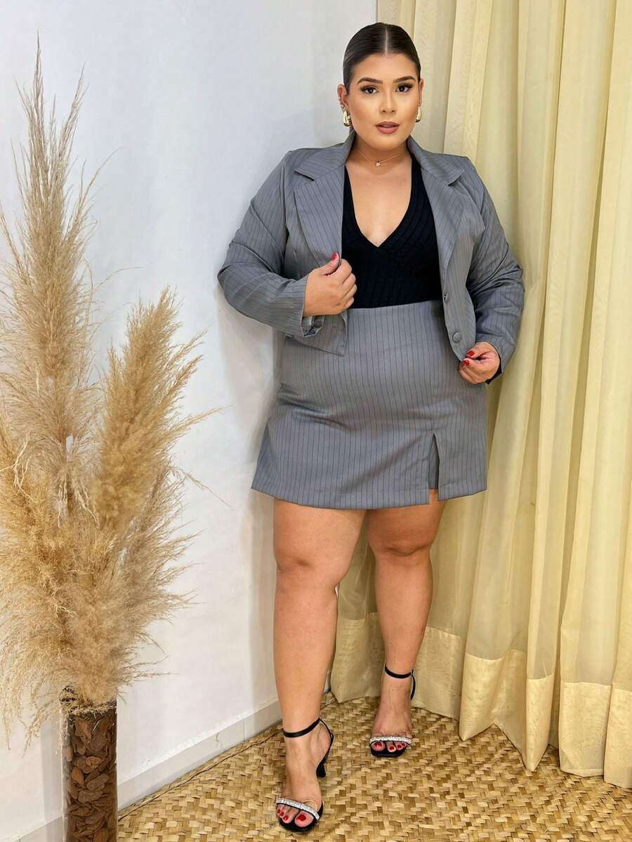 Women Two-Piece Outfits - Xám - Xem 1