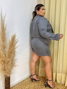 Women Two-Piece Outfits - Xám - Xem 4