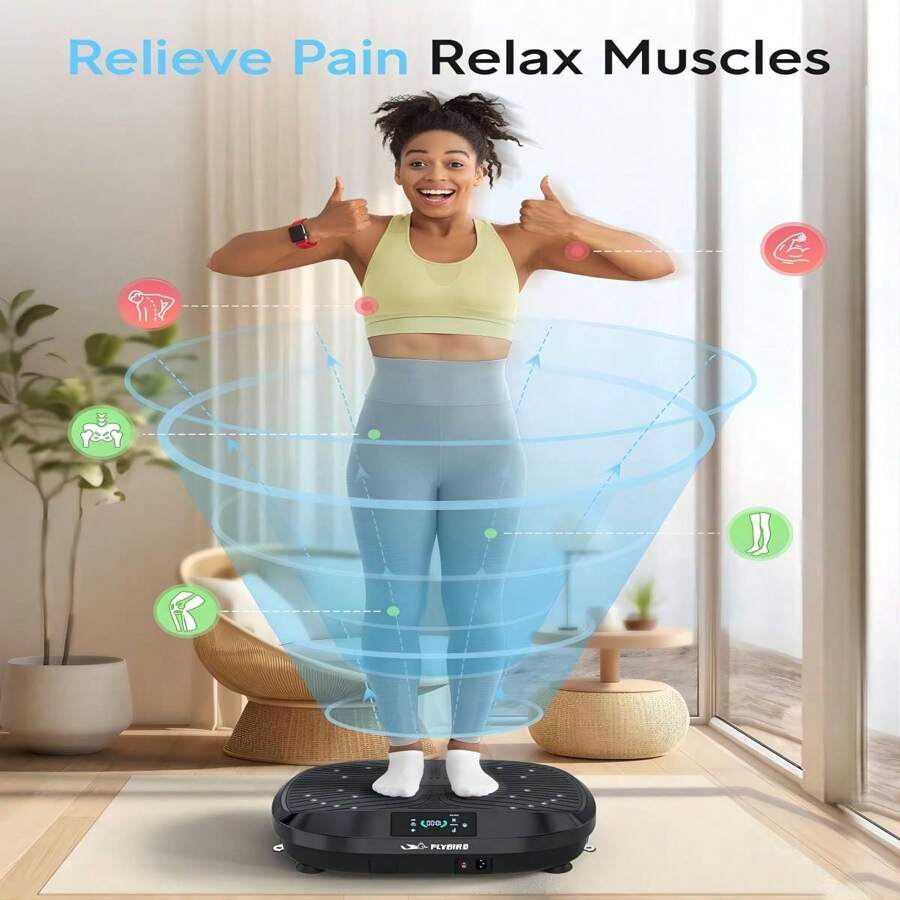 Flybird Vibration Plate Fitness Platform Exercise Machine Vibrating
