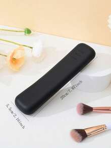 2 Stück Reise Silikon Kosmetiktasche mit Pinselhalter, Silikon Make-up Schwamm Halter, Beauty Ei Organizer, staubdichte multifunktionale Organizer Box, Kosmetiktasche, Aufbewahrung, Kosmetikkoffer, für Reisen, Urlaub, Reiseutensilien, Reisezubehör, Schmuckkästchen, Tasche, Pinselhalter, Parfümorganisator, Geschenktasche, Geschenke für Frauen, Weihnachtsgeschenke, Geschenkideen für Frauen, Raumdekoration - Schwarz - Übersicht 4