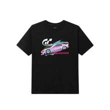 Anti Social Social Club Camiseta negra con logotipo de  x ASSC - Negro - Ver 1