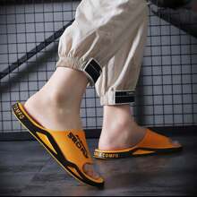 MURAMASA Sandalias De Moda Para Hombre Para Exteriores - Amarillo - Ver 3