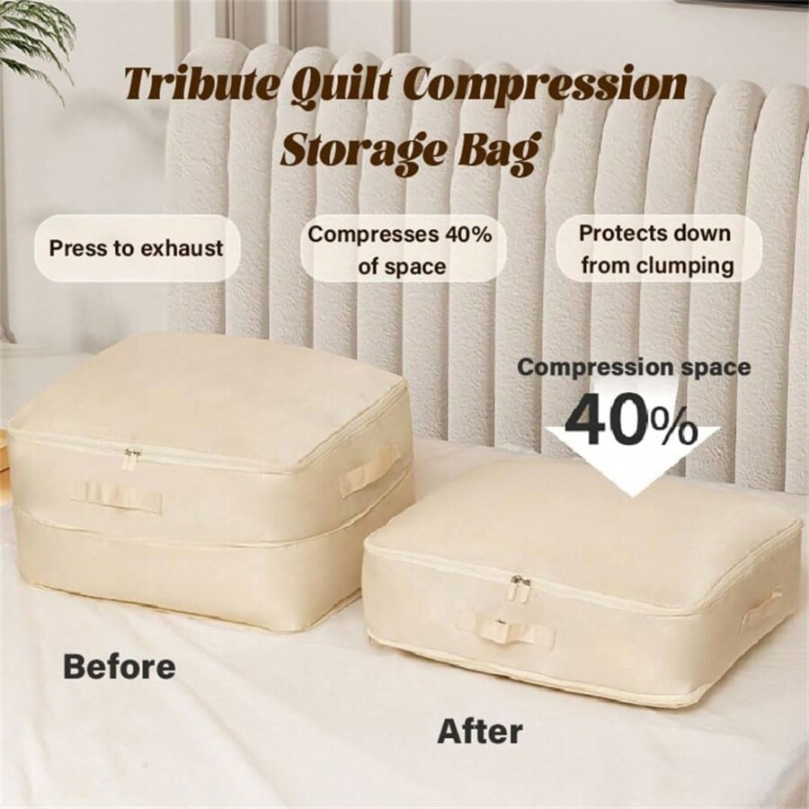 Space Saving Self Compression Organizer, 2024 New Compression Duvet