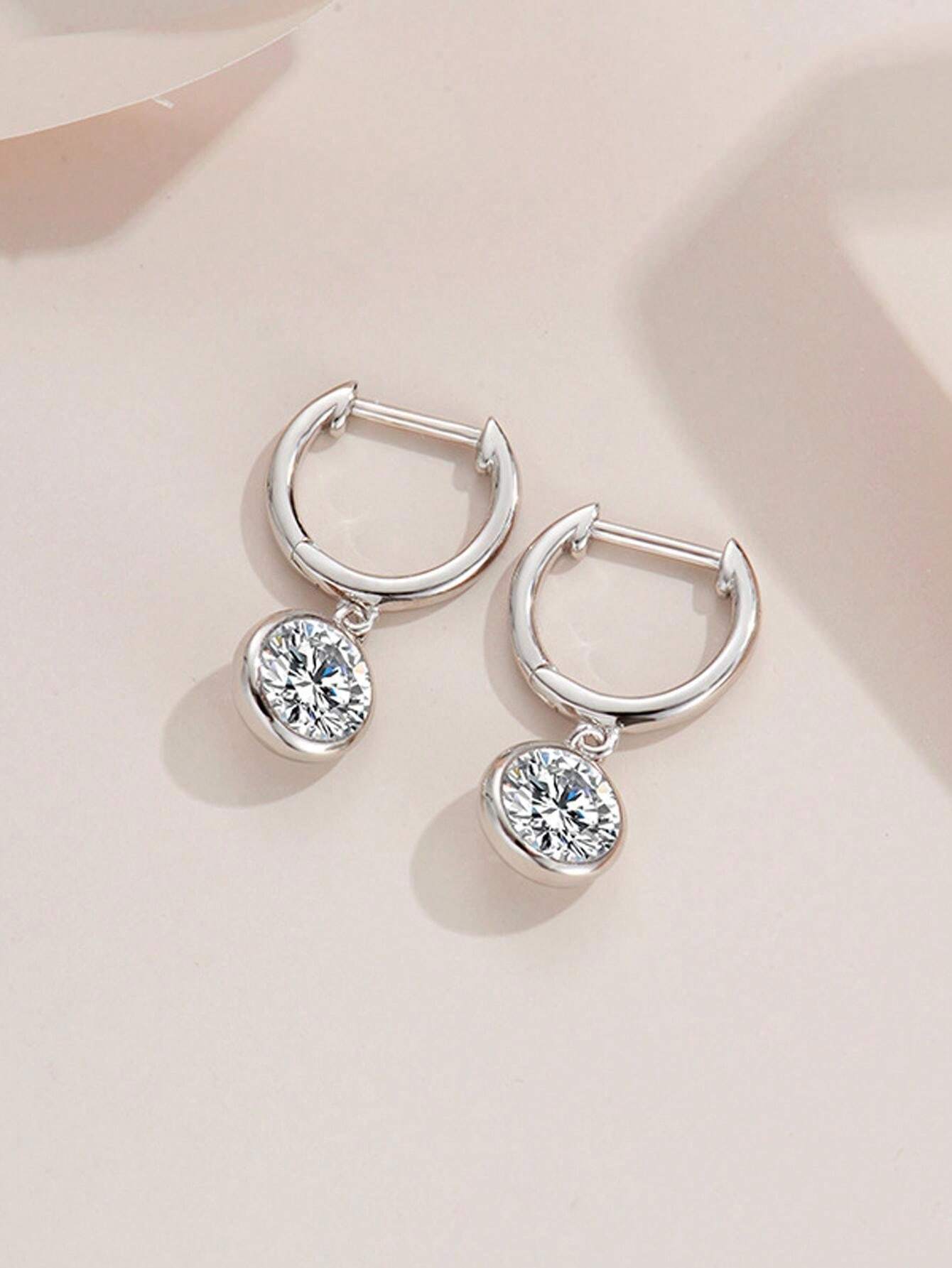 S925 Moissanite Luxury Earrings For Women, Elegant And Unique HighEnd