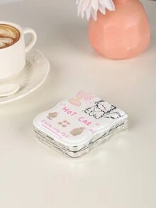 1 件加厚气囊波浪框防摔可爱手机壳带夏季元素（冰淇淋、樱桃、风扇）激光纸折叠保护套，适用于三星 Galaxy Z Flip3 5G、Galaxy Z Flip4 5G、Galaxy Z Flip5 5G、Galaxy Z Flip6 5G