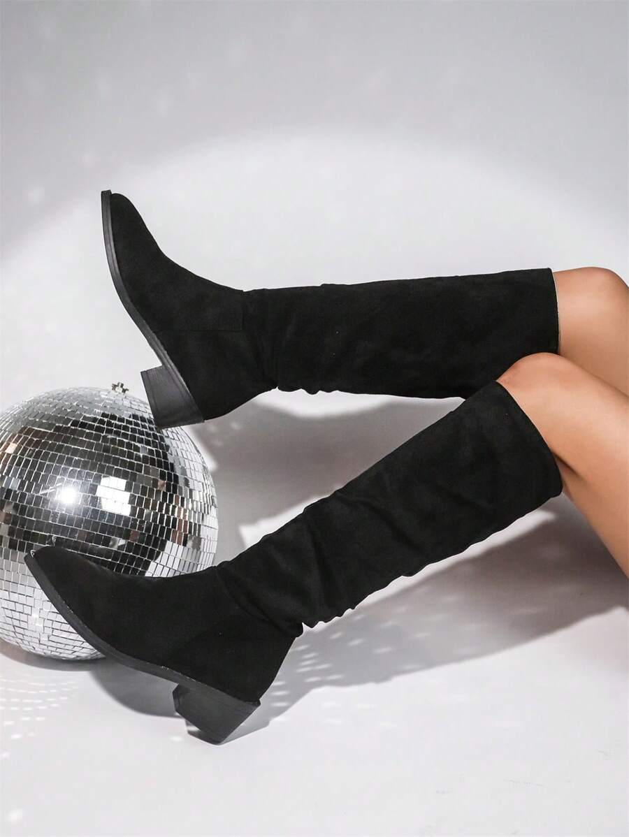 Women's Inner Height Increased Knight Boots, 2024 New Summer French