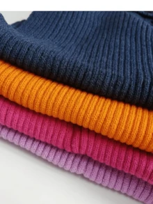 Women Knit Tops - trái cam - Xem 3