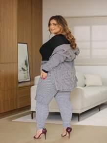 Plus Size Co-Ords - 灰色 - 查看 2