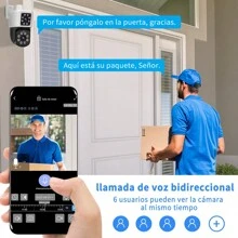 Ojo® Cámara De Seguridad Exterior Wifi 1080p Ip 4X - Blanco - Ver 5