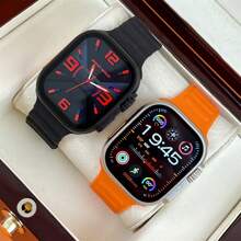 Reloj inteligente N9 ULTRA2, cuatro correas con cargador inalámbrico set de reloj inteligente - Negro - Ver 2