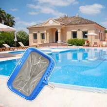 1入組專業地下和地上游泳池刷 - 90度角，17.5英寸 - 適用於拐角，曲線，臺階和梯子 - 堅固和有效的游泳池清潔工具 - 藍白色 - 查看 8