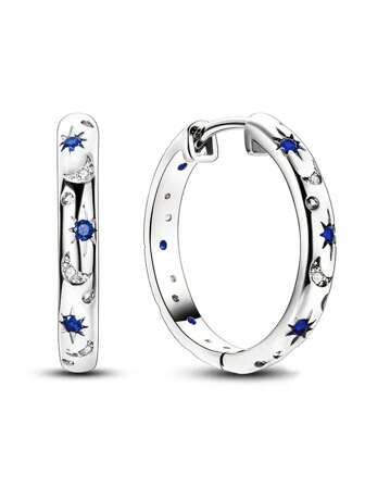 一对优雅的立方氧化锆耳环，适合女性在派对、订婚、周年纪念日等场合佩戴，也是情人节的理想礼物。