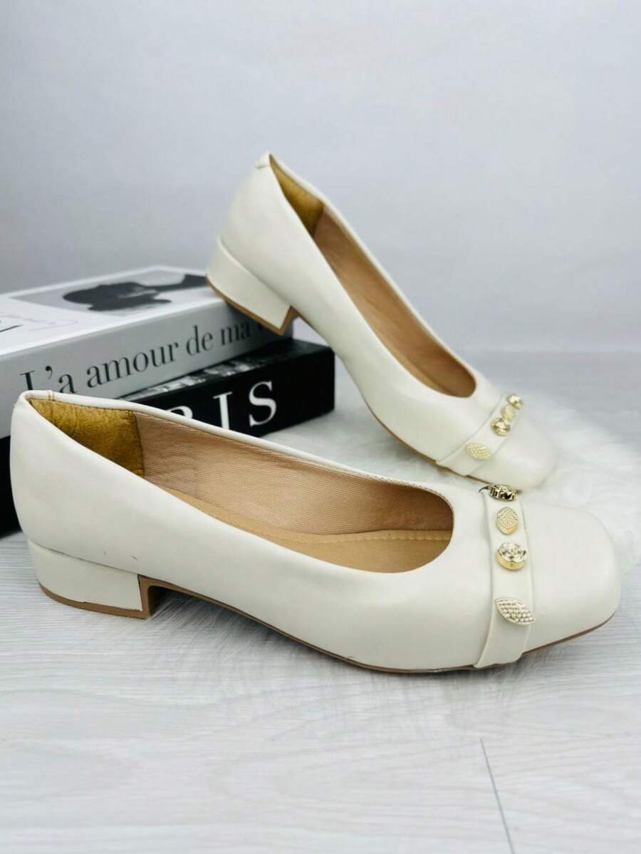 Women Flats - 白色 - 查看 1