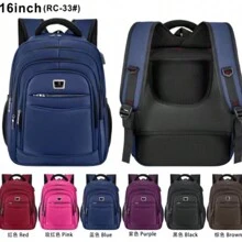 Men Functional Backpacks - 藍色 - 查看 3