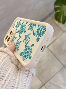 1个海龟图案防震手机壳，镜头孔位精准，兼容 11 Pro Max/12 Pro Max/13 Pro Max/14 Pro Max/15 Pro Max/16 Plus/16 Pro Max，兼容Redmi、OPPO、Realme、vivo、Infinix、Honor、MOTO、等品牌手机，防水防摔防刮，国际版，非国内版。 - 白色 - 查看 3