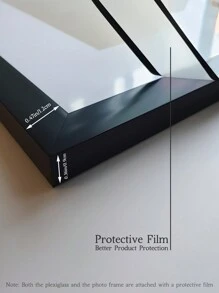 1/3/5pcs High-End Exquisite Picture Frames For Gift, Extraordinary Texture Photo Frames Set, Matte Black Surface, Made Of High Quality PVC Material, Far Superior To Other Frames In Quality, Real Shoot, What You See Is What You Get ,Multi Collage Gallery Photo Frames, Exquisite Square Picture Frames For Wall, Portrait Frame For Photo Wall, Diamond Painting Picture Frame, 12x16/11x14/8x10/8x8/5x7/4x6-Inch, 30x40/30x30/20x25/20x20cm - Matte Black - View 6