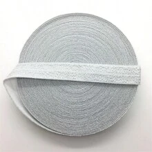 1 peça 5 jardas 15mm Fita Elástica Dobrável de Spandex para Aplique de Renda de Costura de Cintura de Acessório de Vestuário