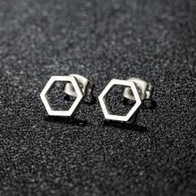 1 Pair Stainless Steel Ocean Wave Sun Rise  Stud Earrings Jewelry Hollow Earrings Gift - 457 - View 28