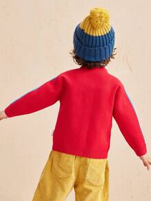 Balabala 青少年男孩毛衣和新款毛衣 - 紅色 - 查看 3