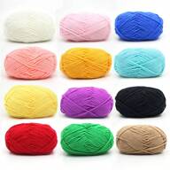 1pc 50g/Pc 5-Ply Yarn, Suitable For DIY Knitting Bags, Scarves, Hats, Sweaters, Dolls