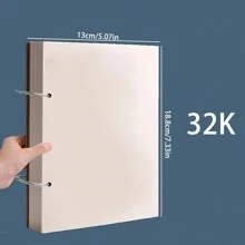 1 cuốn sổ phác thảo học tập, sổ vẽ nghệ thuật, sổ phác thảo gáy lò xo (A4/A5, 8K/16K/32K) để phác thảo, vẽ màu nước và phác thảo, phù hợp cho học sinh và bút dạ, trở lại trường, đồ dùng học tập - màu nâu - Xem 12