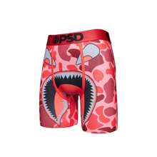 PSD Rojo Warface Boxer Briefs Red Camo Shark Bite Underwear 121180008