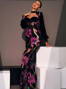 Women Prom Dresses - màu đen - Xem 3