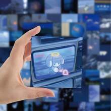 50入組INS風格藍色治癒風景塗鴉貼紙個性時尚創意DIY美麗裝飾貼紙玩具摩托車滑板車汽車頭盔筆記型電腦流行貼紙禮物 - 彩色 - 查看 3