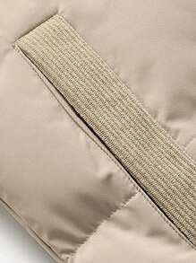 New Casual Oversized Corduroy Patchwork Stand Collar Loose Warm Outwear Jacket