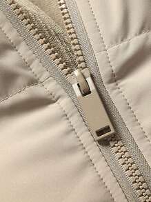 New Casual Oversized Corduroy Patchwork Stand Collar Loose Warm Outwear Jacket