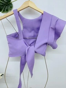 Women Tops - Lilac Purple - View 3