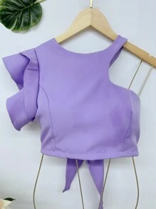 Women Tops - Lilac Purple - View 1