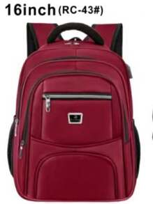 Men Functional Backpacks - Red - View 1