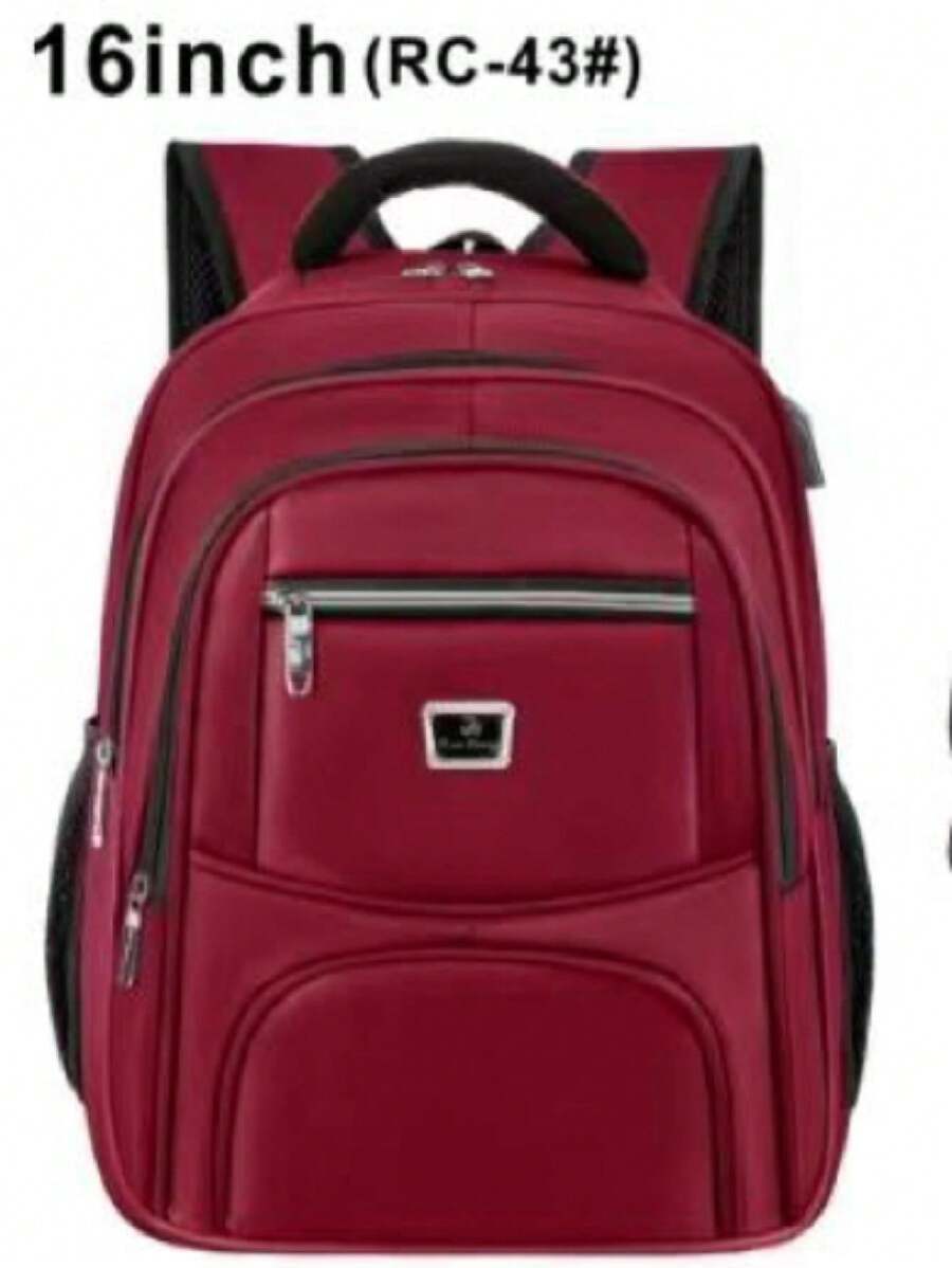 Men Functional Backpacks - Red - View 1
