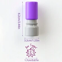 1 Stück "Bon Travail" französischer Lehrerstempel - Lehrer und Hausaufgaben Ermutigung Stempel (Violett Tinte) Schulanfang, Schulanfang, Schulmaterial