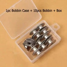 24pcs Sewing Machine Bobbins Covers, Industrial Sewing Machine Bobbins, Sewing Bobbins, For Industrial Electric Flat Bed Sewing Machines (Assorted Styles Storage Boxes) - Silver - View 8