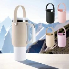 40盎司矽膠保溫杯套，適用於運動水瓶，攜帶式保溫矽膠杯套