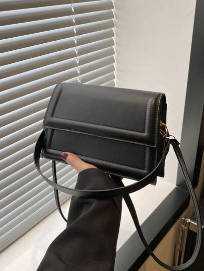 Minimalistischer, stilvoller, legerer Shopper Tasche, 2025 neuer Vintage Mode Unterarmtasche, einfarbige Schultertasche für den Berufsalltag