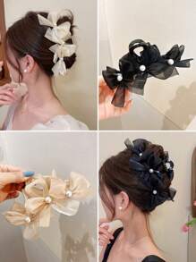 Pince à cheveux en maille multicouche en forme de papillon, pince à cheveux douce et de haute qualité, nouvelle pince à cheveux de style pour coiffures relevées de femmes, pince à cheveux, pinces à cheveux, pince à cheveux
