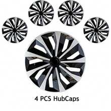 R15 Hubcap Set, Hubcap Wheel Cover Replacement, 15 Inch Snap On Wheel Cover Kit, Universal Wheel Rim Cover Fits Toyota VW, Chevy, Chevrolet - R15吋輪蓋 - 查看 5