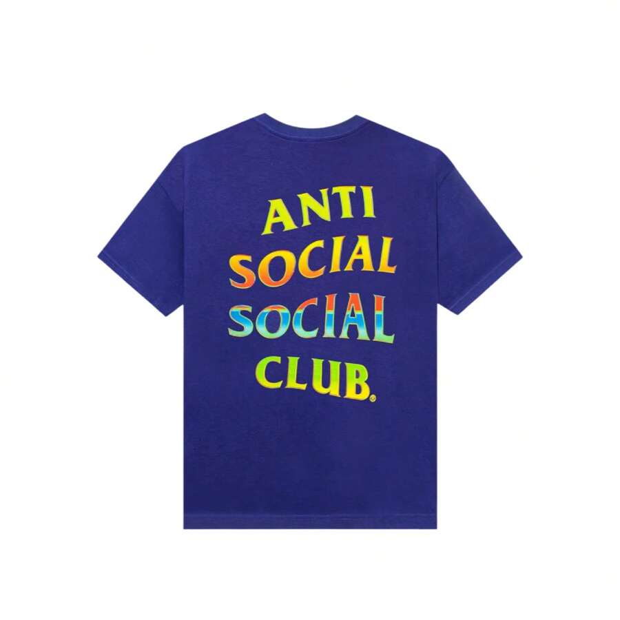 Anti Social Social Club Áo phông tím nhiệt bên trong - Màu tím - Xem 1