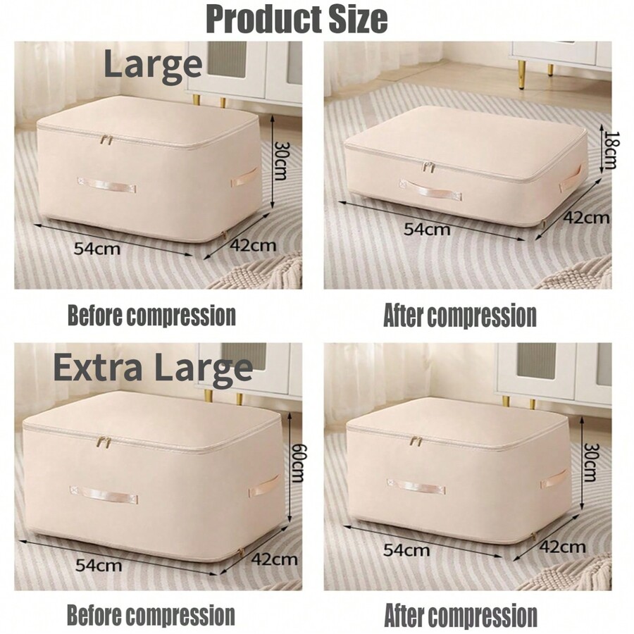 Space Saving Self Compression Organizer, 2024 New Compression Duvet